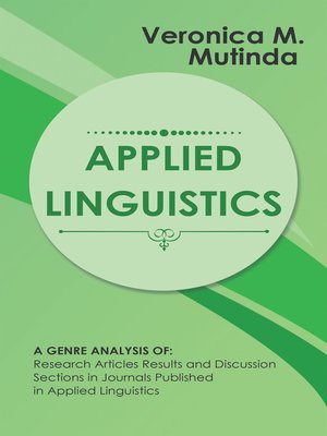 cover image of Applied Linguistics